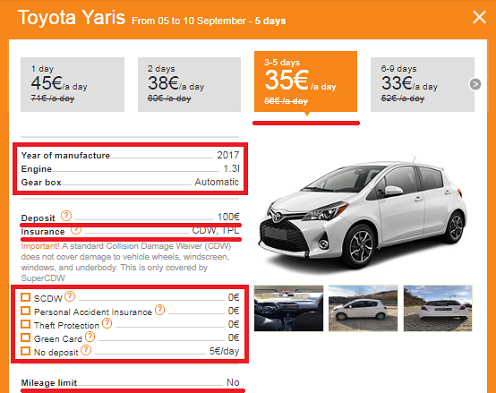 Rent a car in Budva via us, and you will save up to 55%